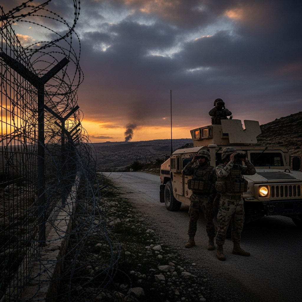 Illustration for: Tensions Rise on the Lebanese-Syrian Border