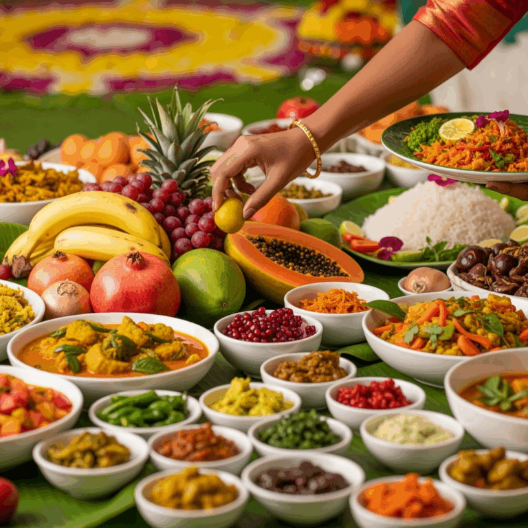 Illustration for: Onam in UAE: Embracing Freshness and Health