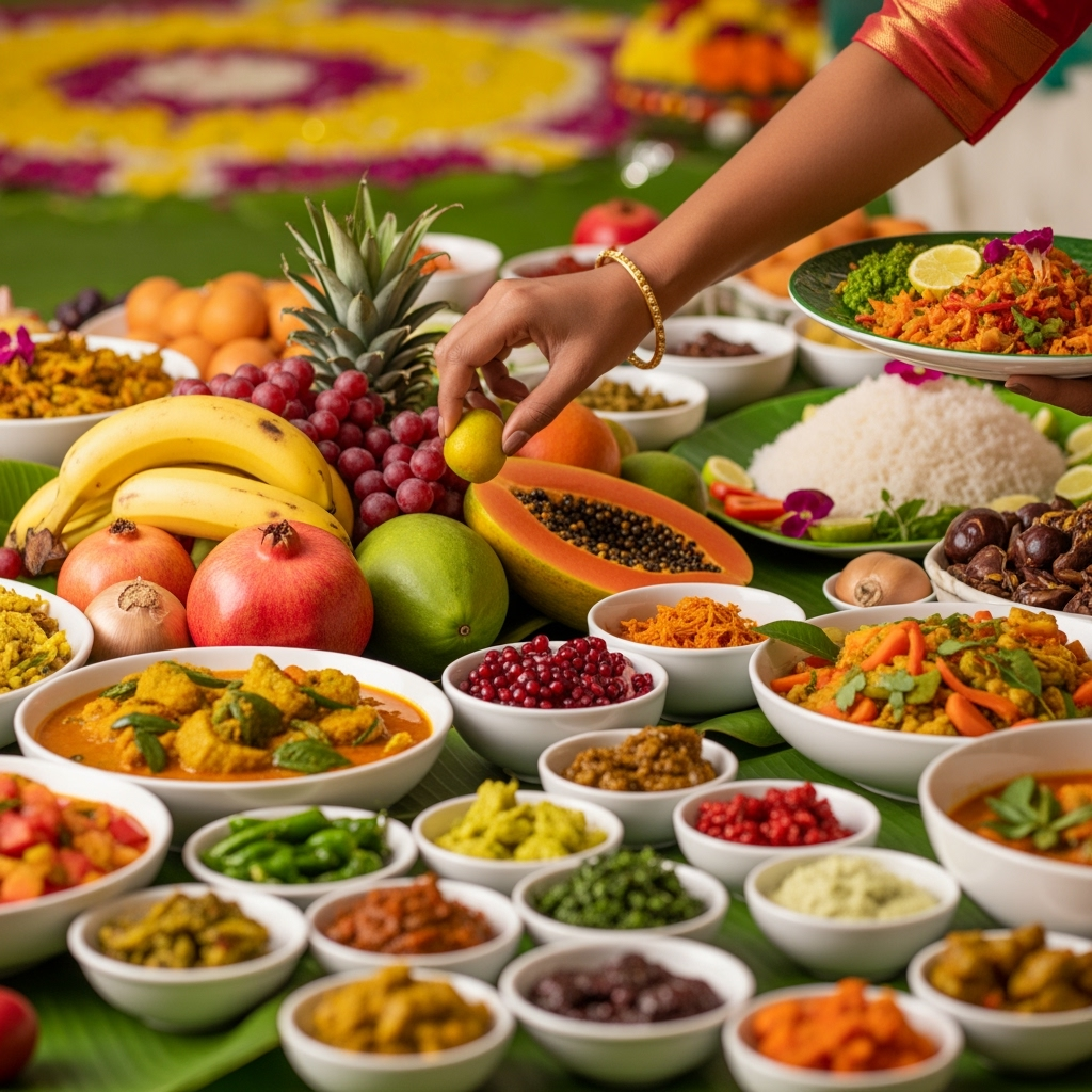Illustration for: Onam in UAE: Embracing Freshness and Health