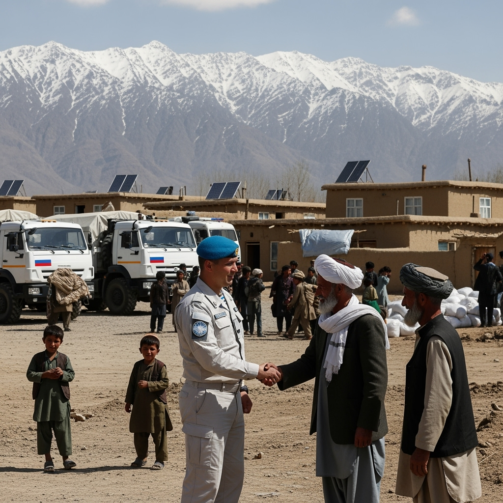 Illustration for: Russia's Role in Stabilizing Afghanistan