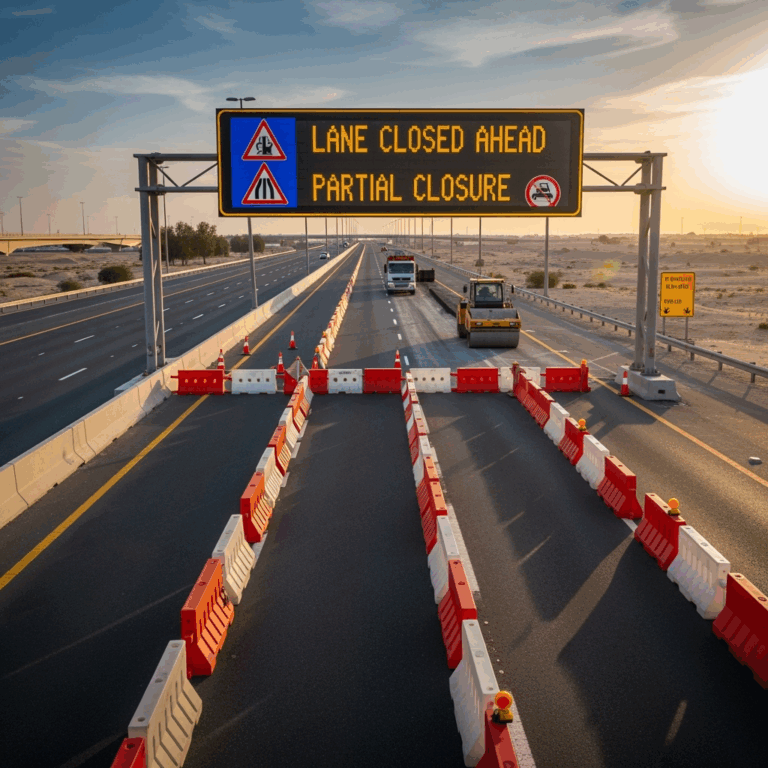 Illustration for: Partial Road Closure on Emirates Road Announced
