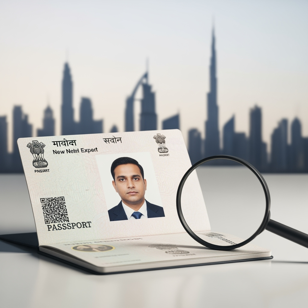 Illustration for: New Passport Photo Guidelines for Indian Expats in Dubai