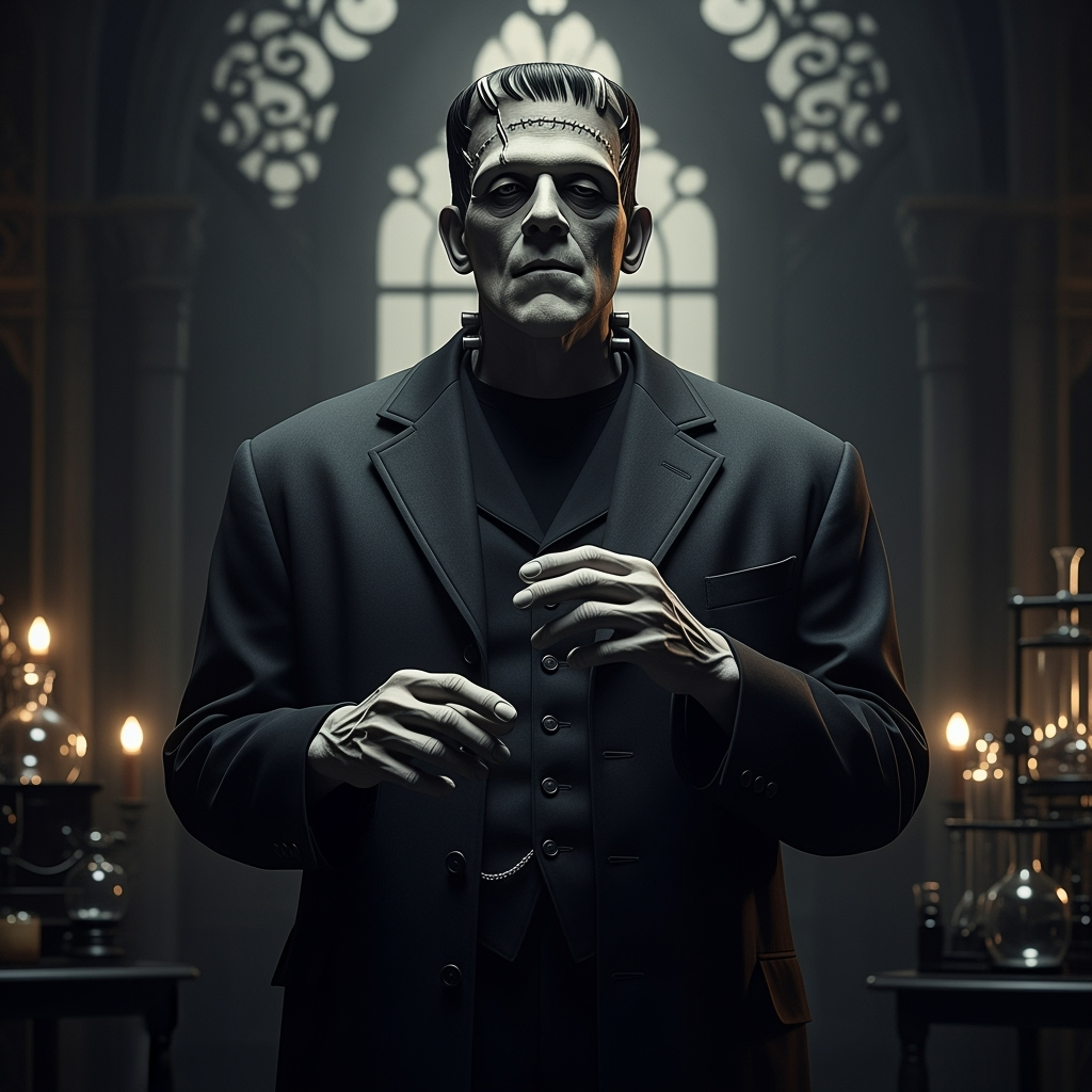 Illustration for: Guillermo del Toro's Revamped 'Frankenstein'