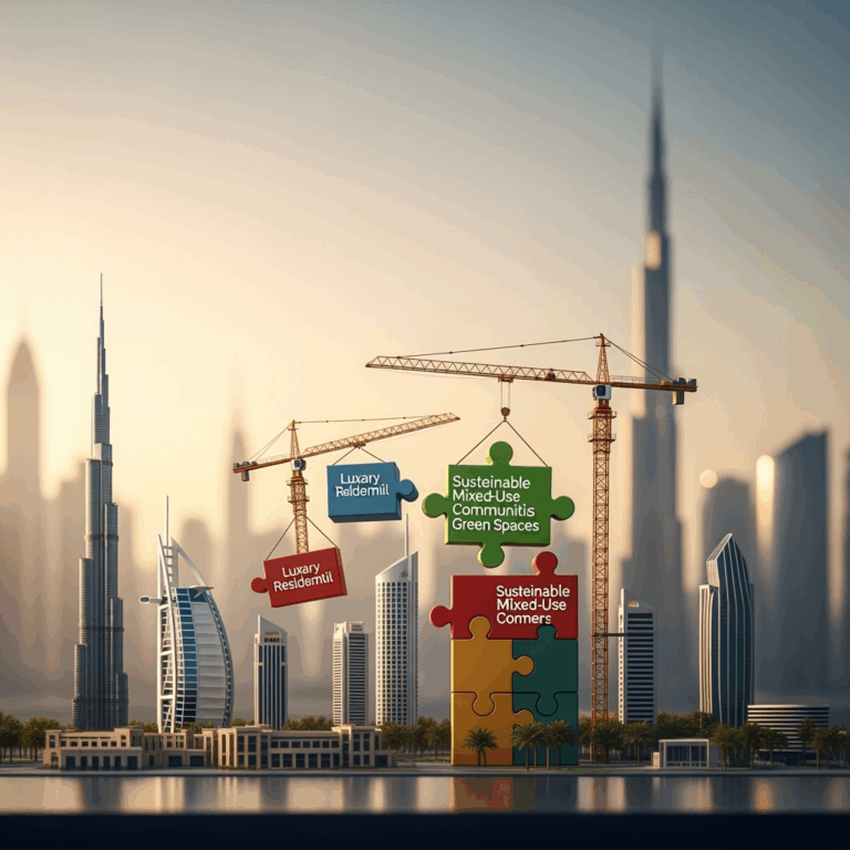 Illustration for: تحول في استراتيجية تطوير العقارات في الإمارات
