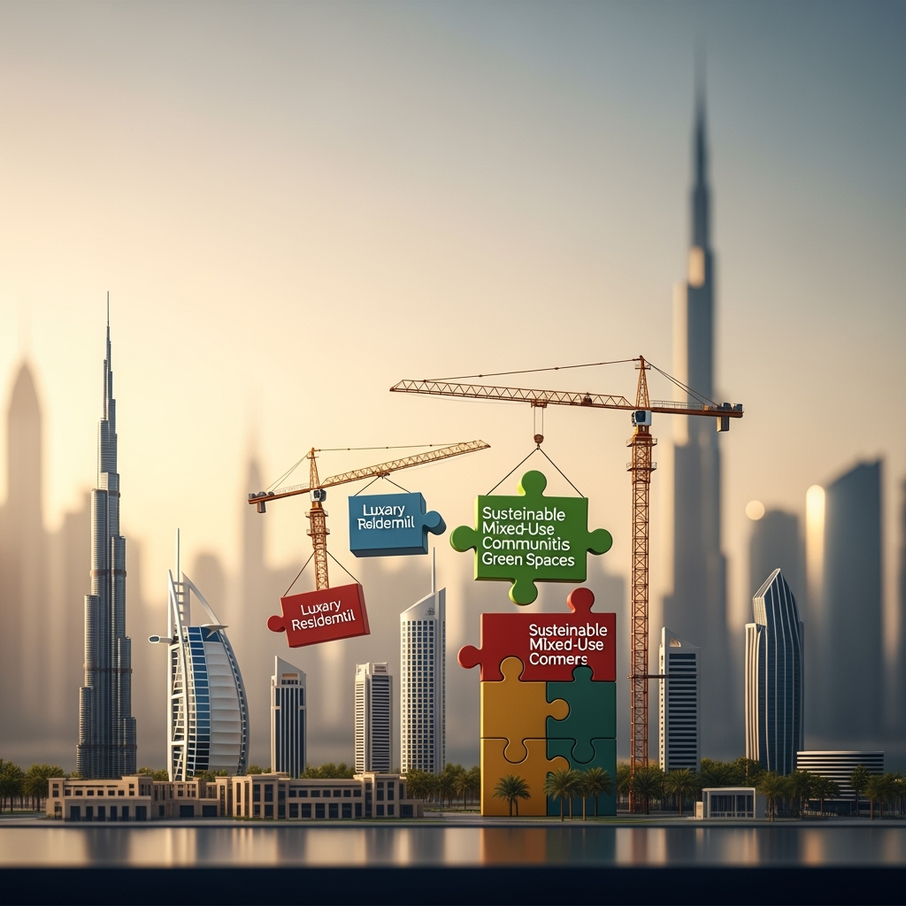 Illustration for: تحول في استراتيجية تطوير العقارات في الإمارات