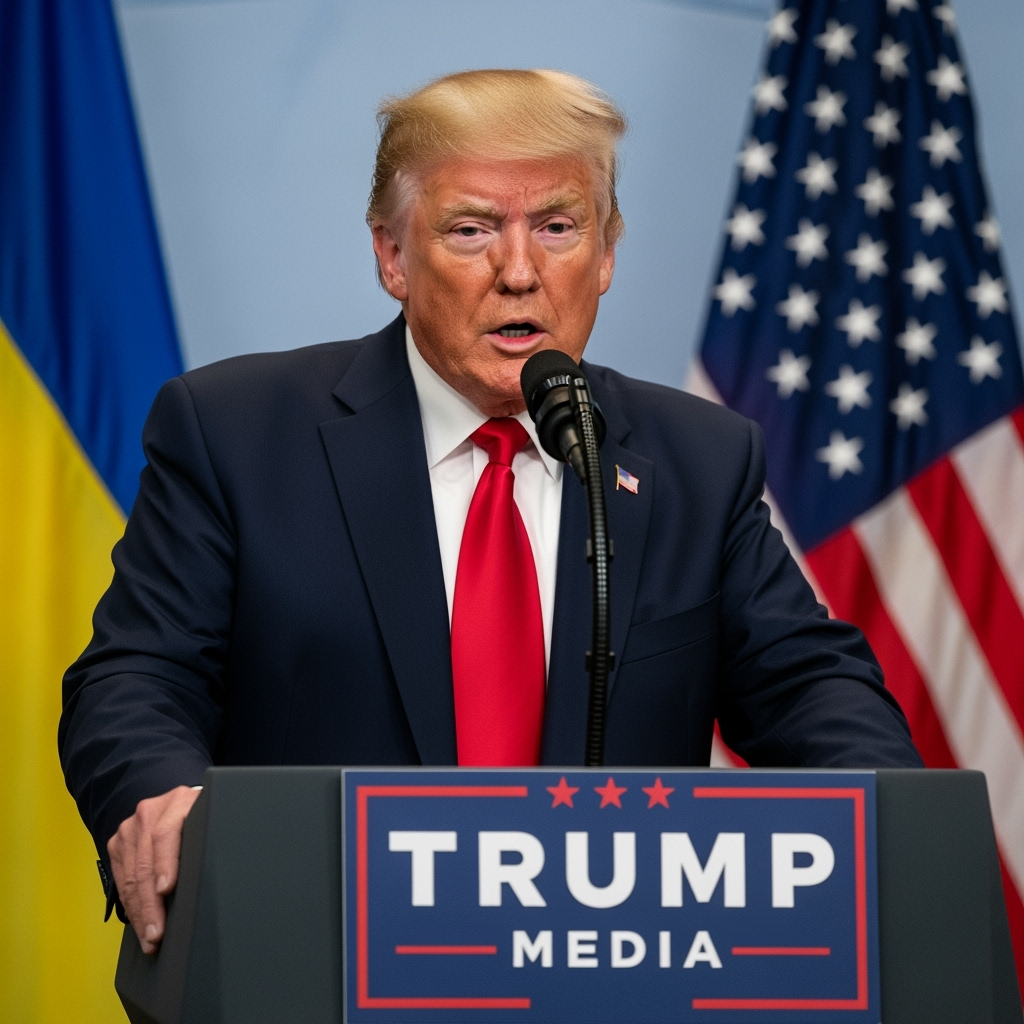 Illustration for: Trump Discusses Peace Efforts in Ukraine