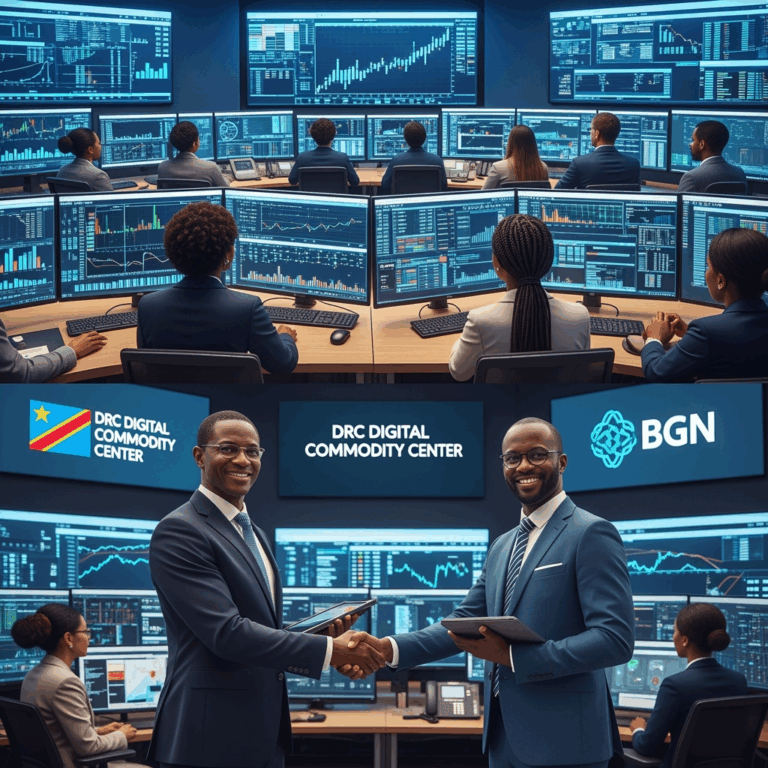 Illustration for: DRC Launches Digital Commodity Center with BGN