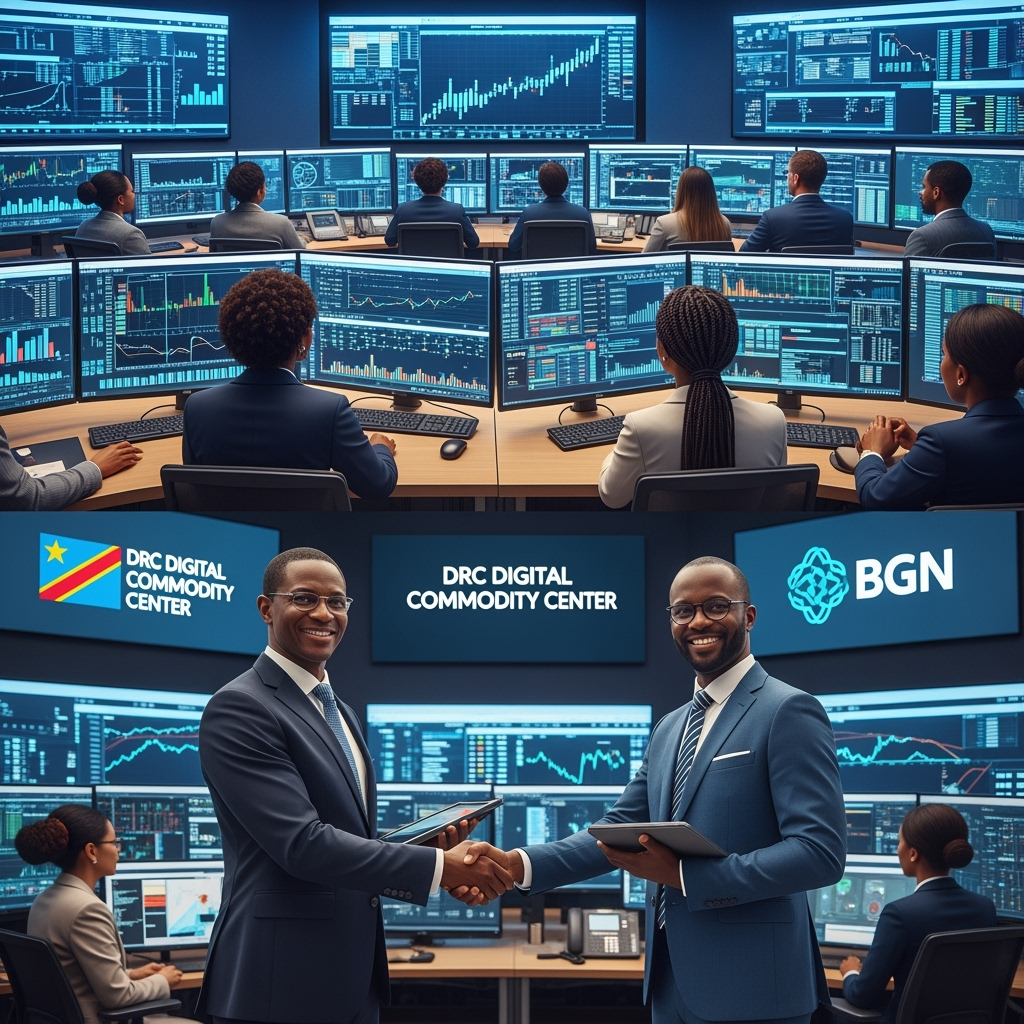 Illustration for: DRC Launches Digital Commodity Center with BGN