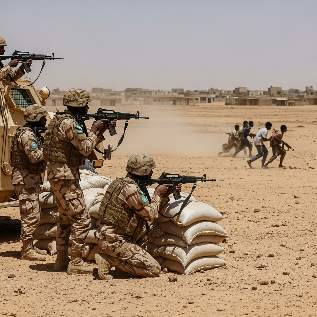 Illustration for: Somali Forces Thwart Militia Movements