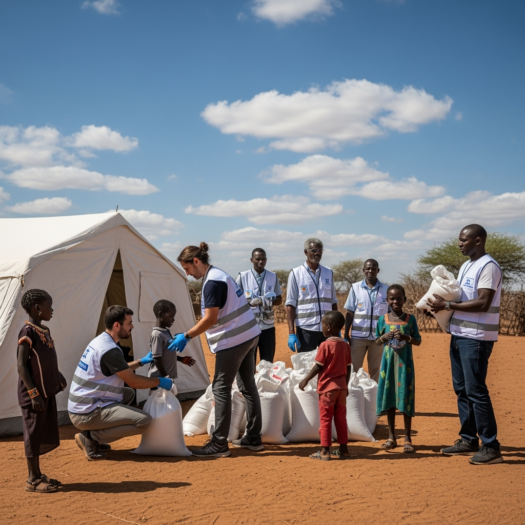 Illustration for: Israel's Aid Initiative in South Sudan Amid Controversy