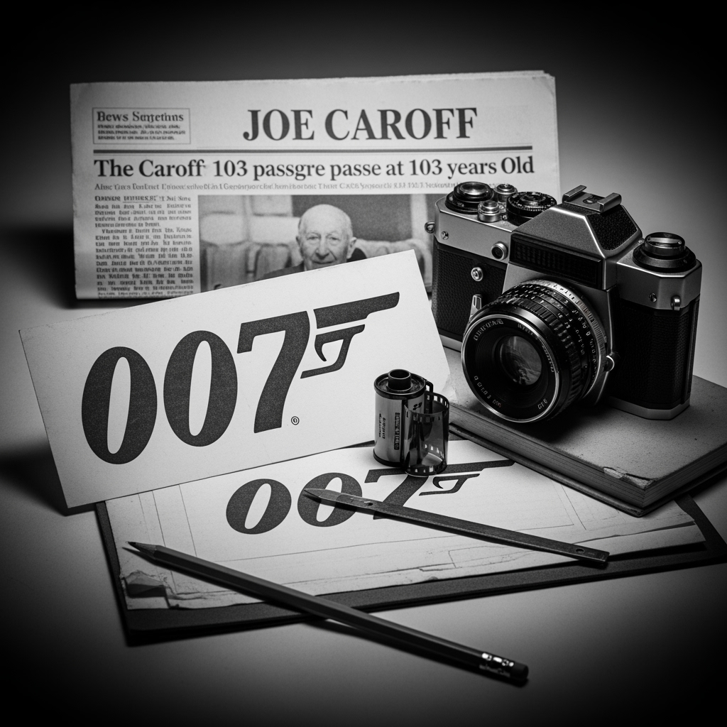 Illustration for: Joe Caroff: Designer of Iconic 007 Logo Dies at 103