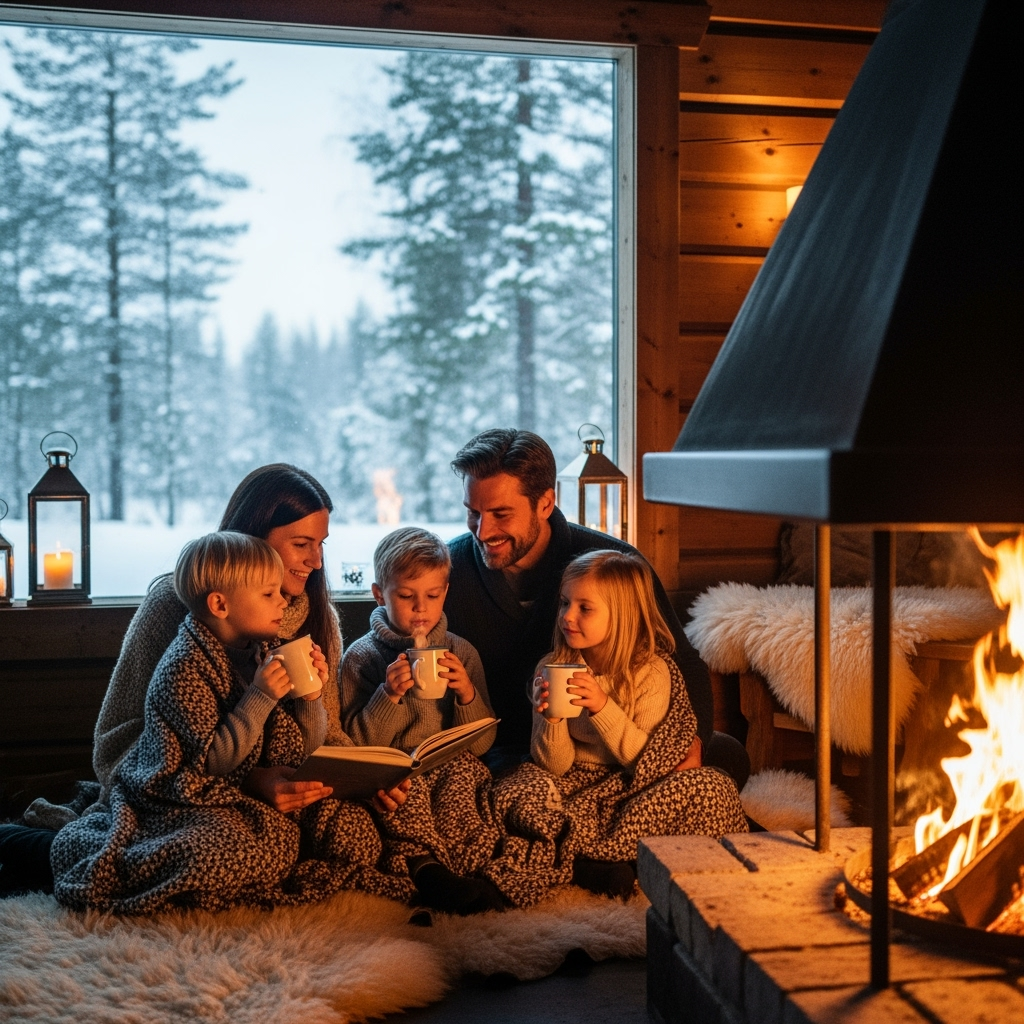 Illustration for: Experience Hygge in Scandinavia: A Family Adventure
