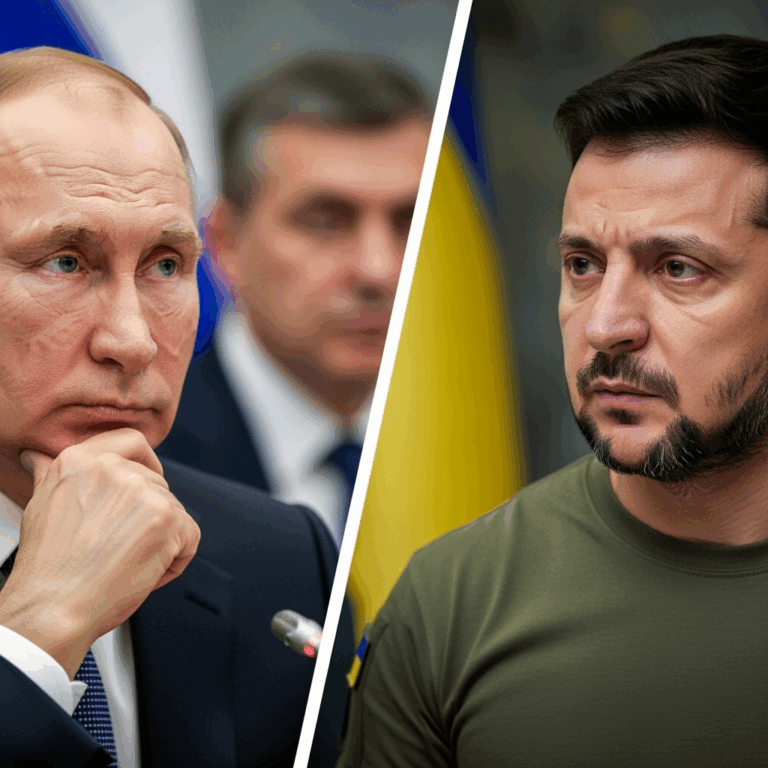 Illustration for: Putin Open to Meeting with Zelensky