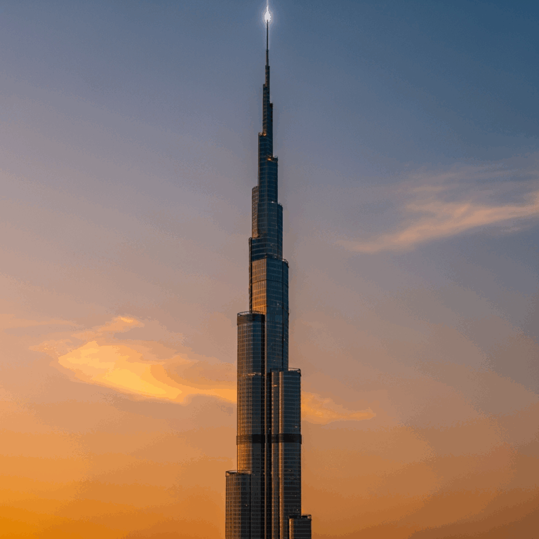 Illustration for: Burj Khalifa: A Beacon of Ambition and Hope
