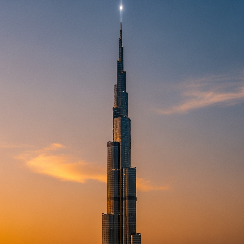 Illustration for: Burj Khalifa: A Beacon of Ambition and Hope