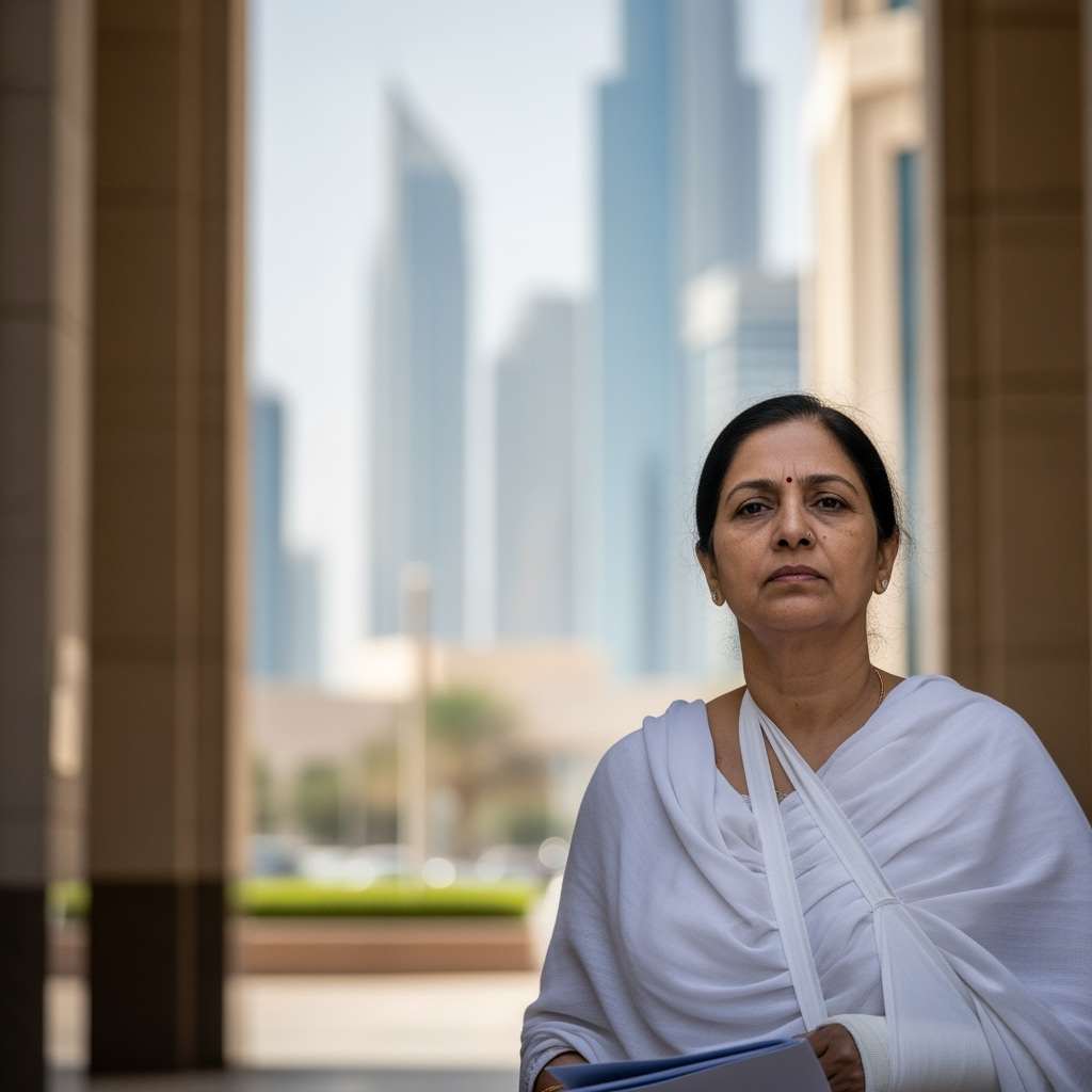 Illustration for: Dh1 Million Awarded to Injured Indian Woman in Dubai