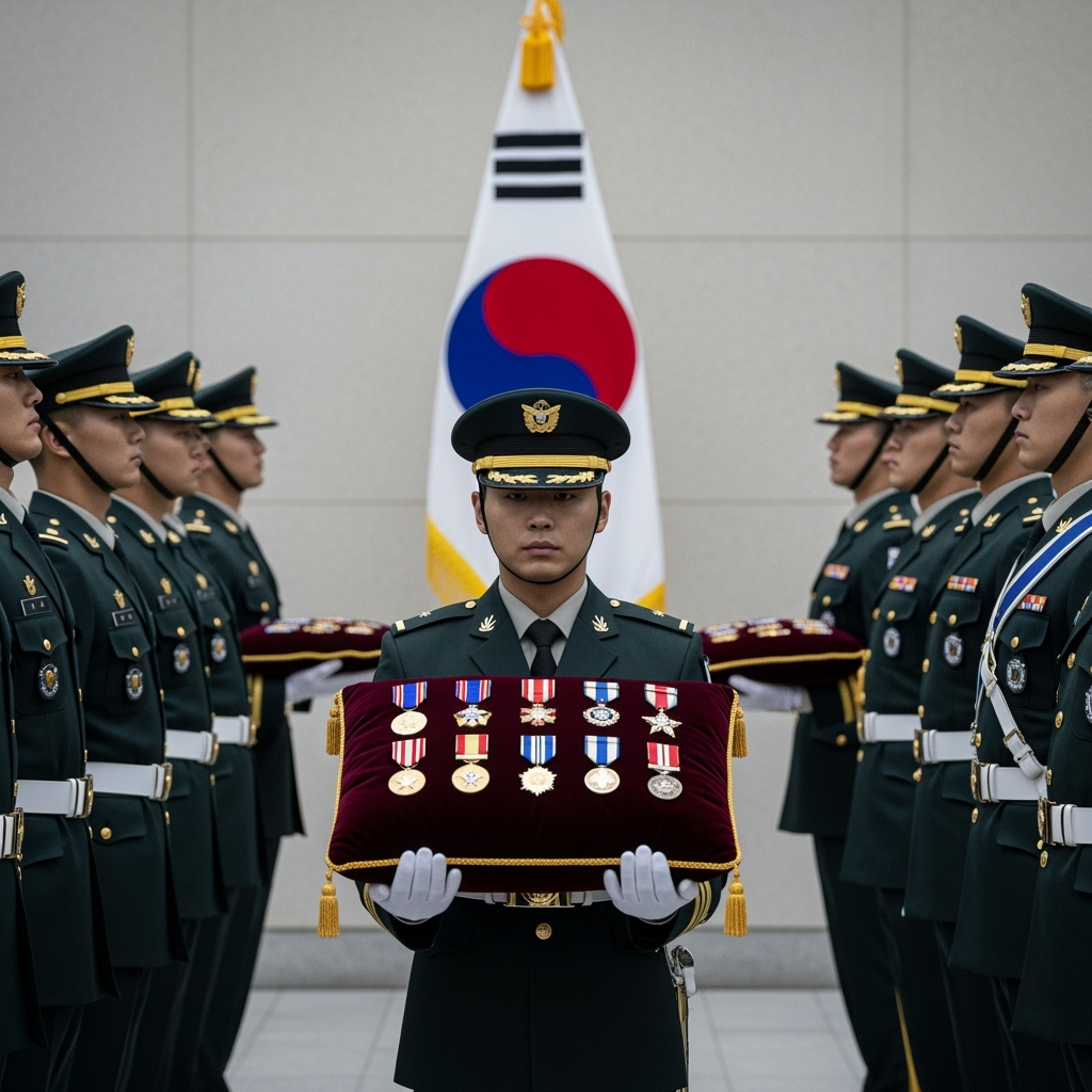 Illustration for: Korean Units Honored for Military Operations Abroad