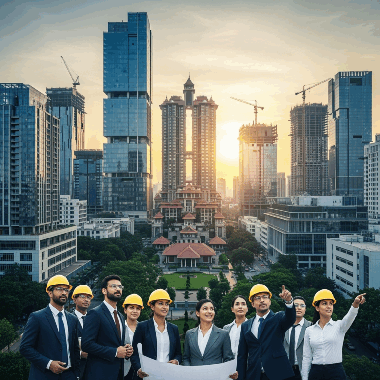Illustration for: Bengaluru Rises as a Global Real Estate Leader