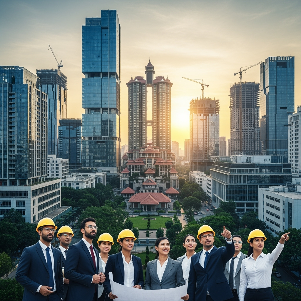 Illustration for: Bengaluru Rises as a Global Real Estate Leader