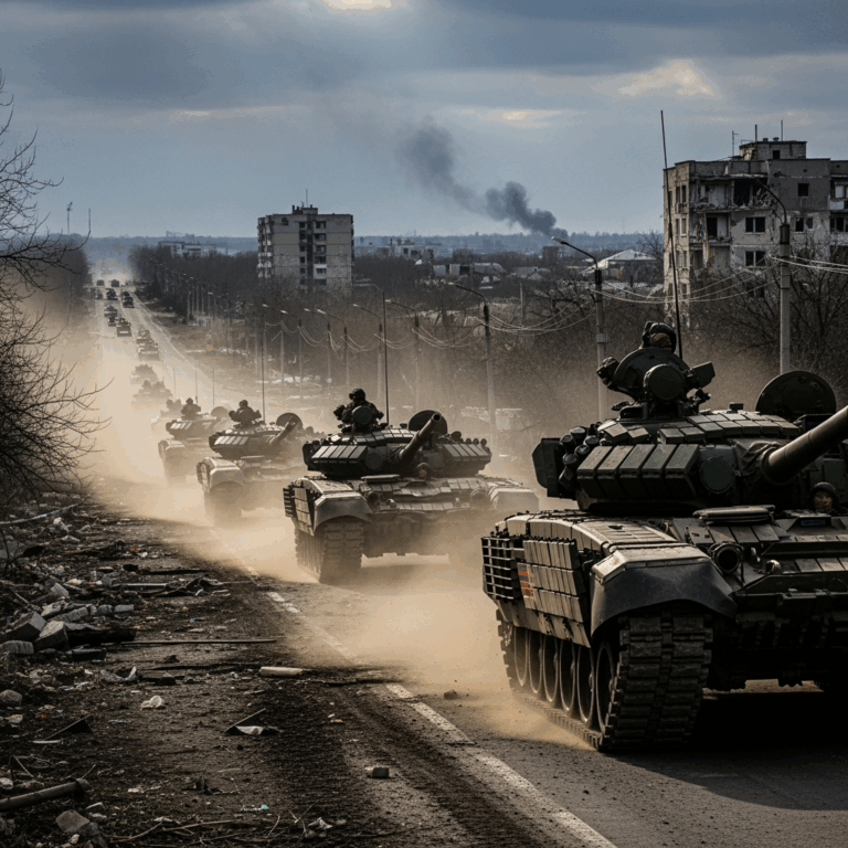 Illustration for: Russian Forces Advance in Donetsk