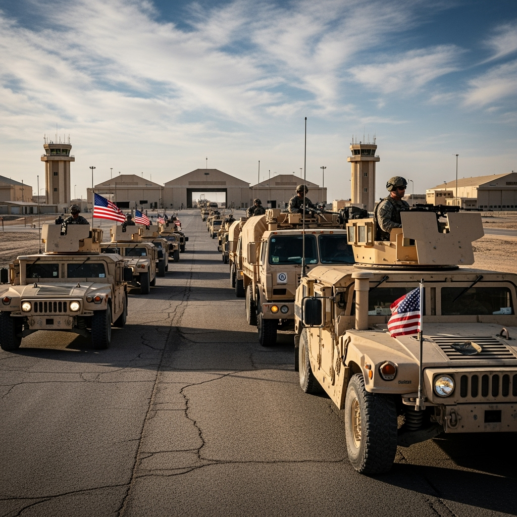 Illustration for: US Forces Withdraw from Ain al-Assad Base