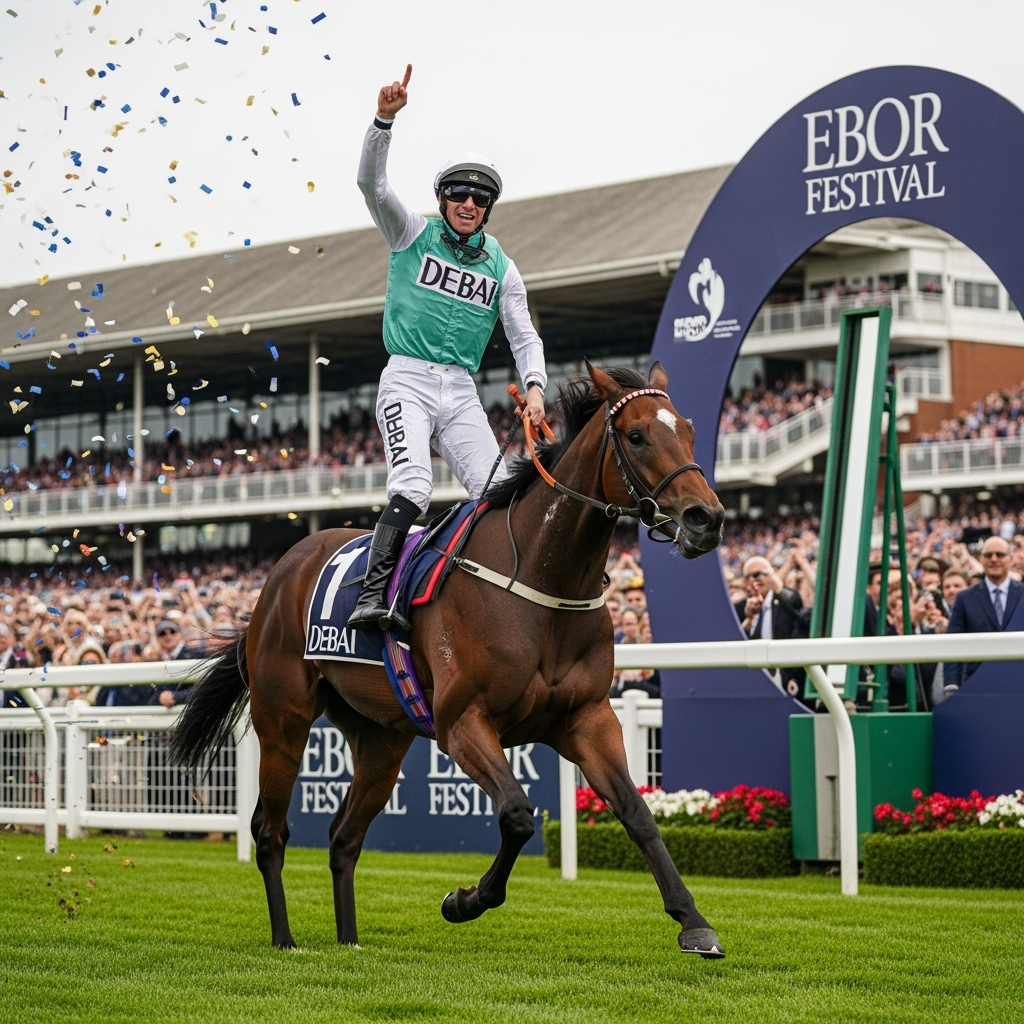 Illustration for: York’s Ebor Festival: A Triumph for Dubai-Owned Horses