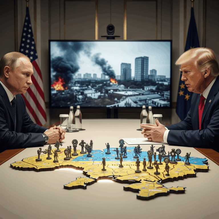Illustration for: Putin-Trump Summit to Focus on Ukraine Crisis