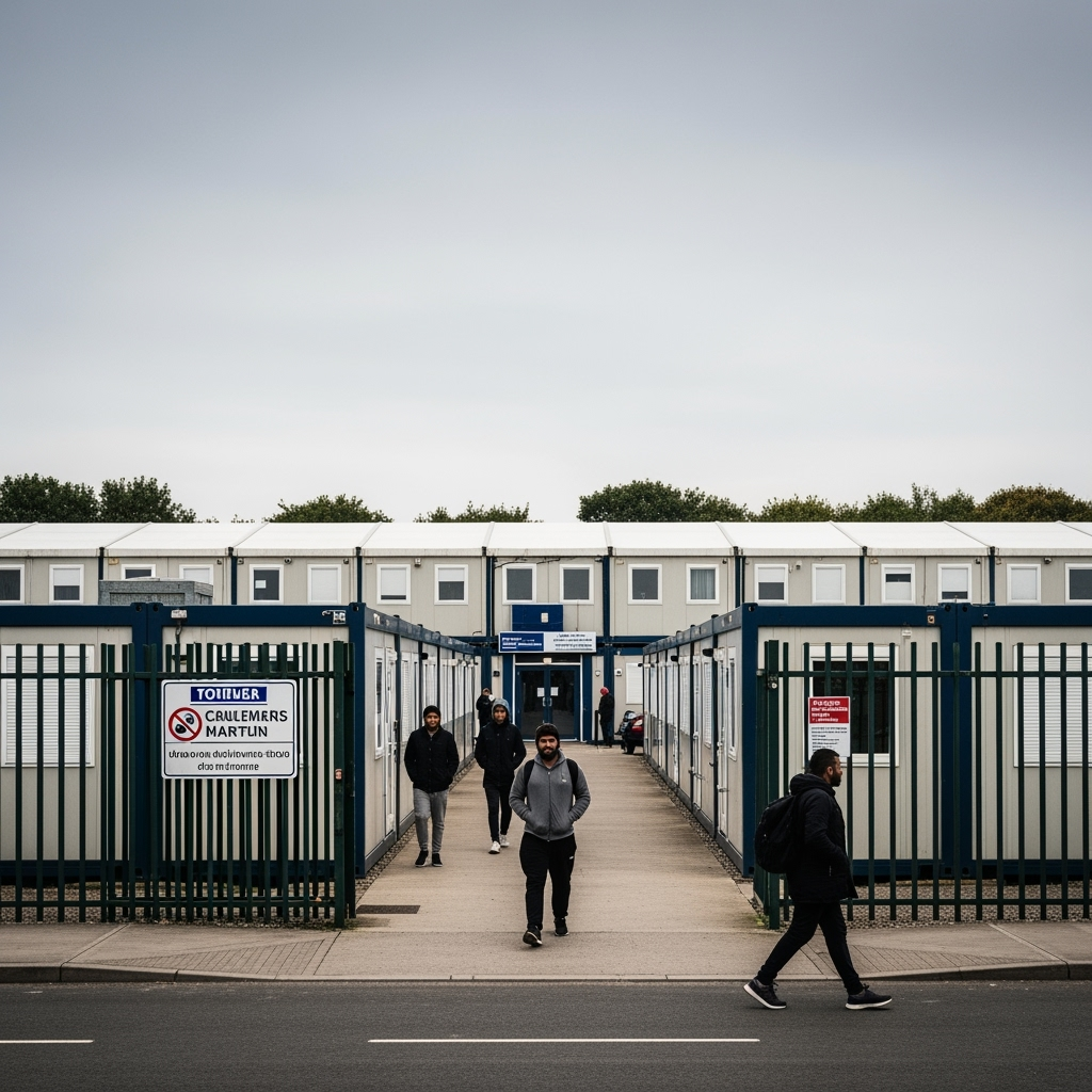 Illustration for: UK's Challenge with Migrant Accommodation