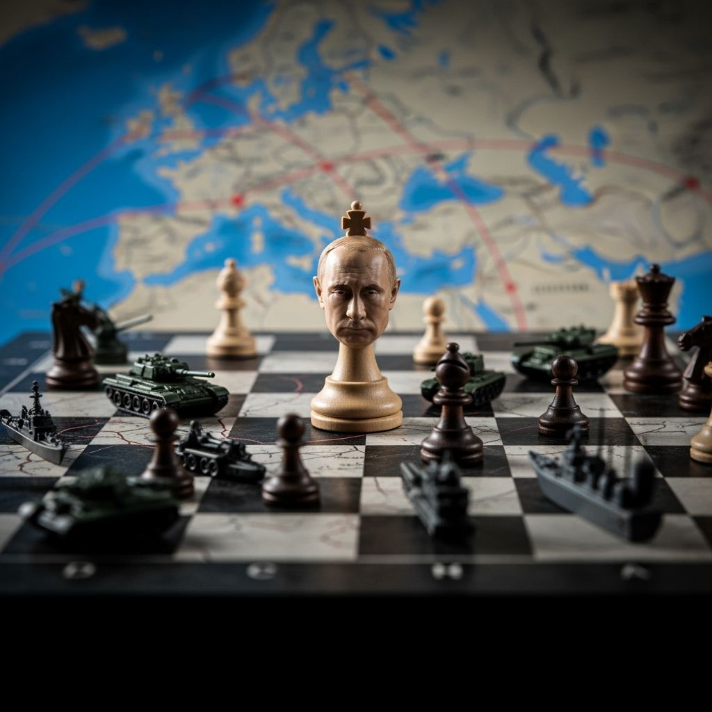 Illustration for: Putin's Goals and Russia's Military Strategy