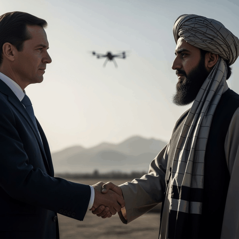 Illustration for: US Views Taliban as Moderate Ally in Counterterrorism