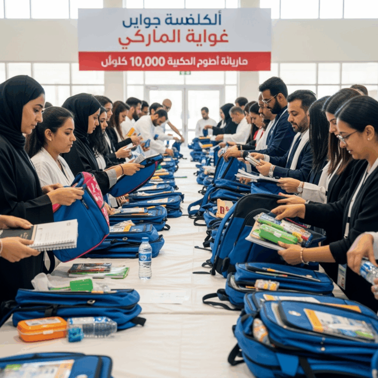 Illustration for: تطوع الإمارات: تجهيز 10,000 حقيبة مدرسية للأطفال