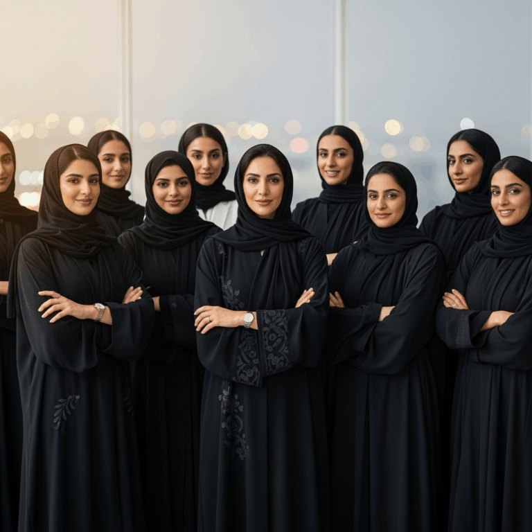 Illustration for: Empowering Emirati Women: 50 Years of Success