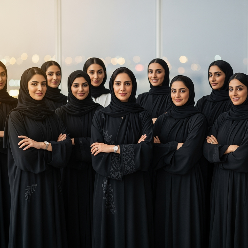 Illustration for: Empowering Emirati Women: 50 Years of Success