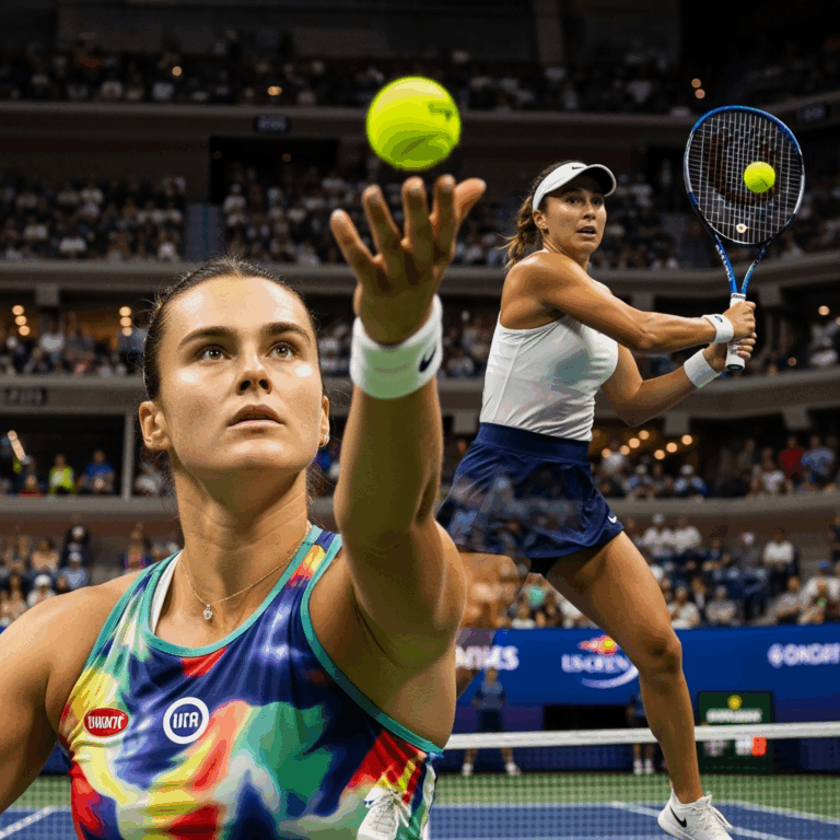 Illustration for: Sabalenka Eyes US Open Title Defense Against Fernandez