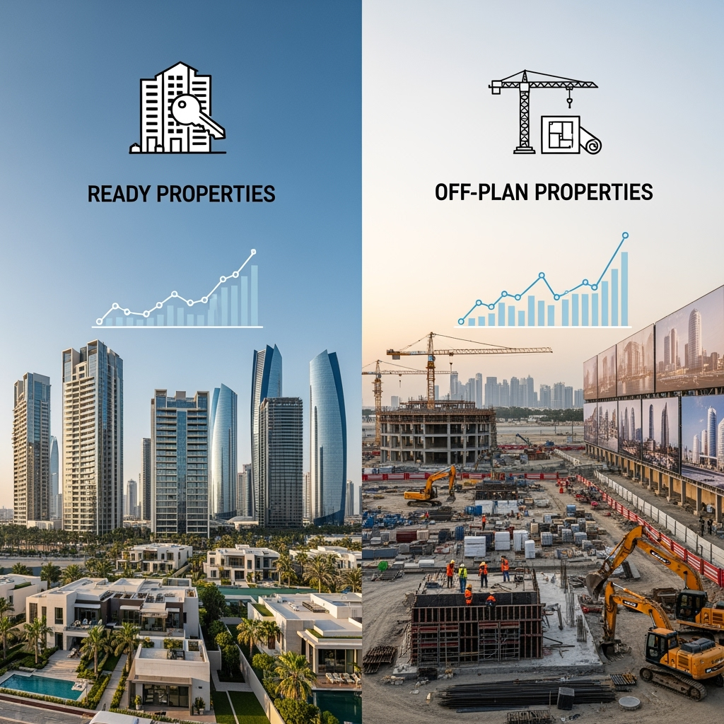 Illustration for: Abu Dhabi's 2025 Real Estate Trends: Ready vs. Off-Plan