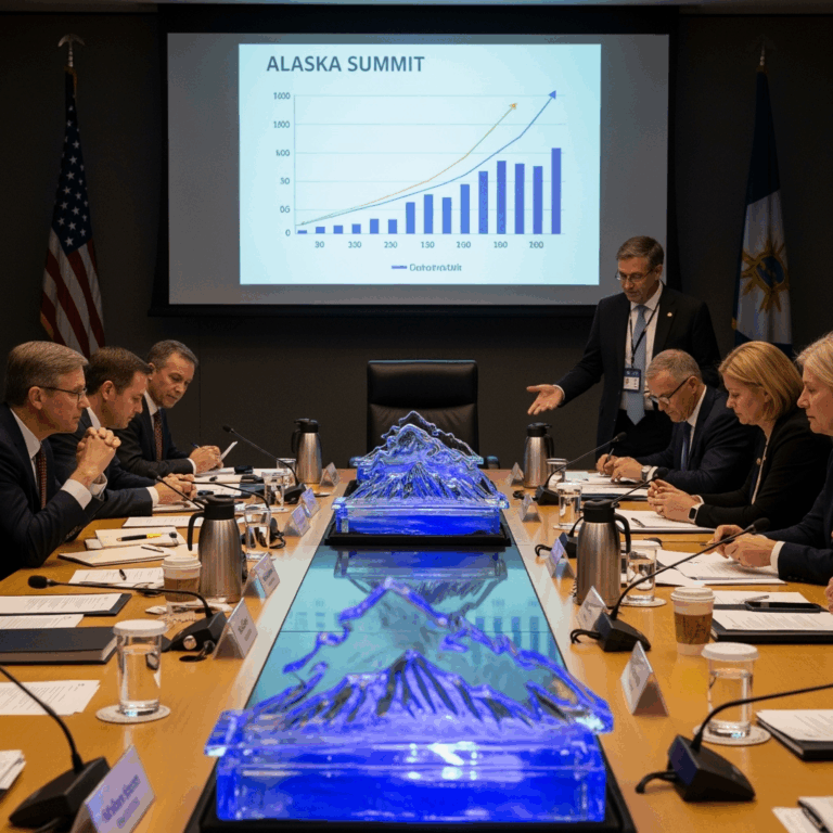 Illustration for: Alaska Summit Outcomes and Discussions
