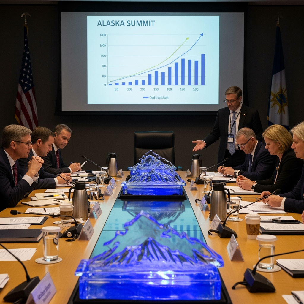 Illustration for: Alaska Summit Outcomes and Discussions