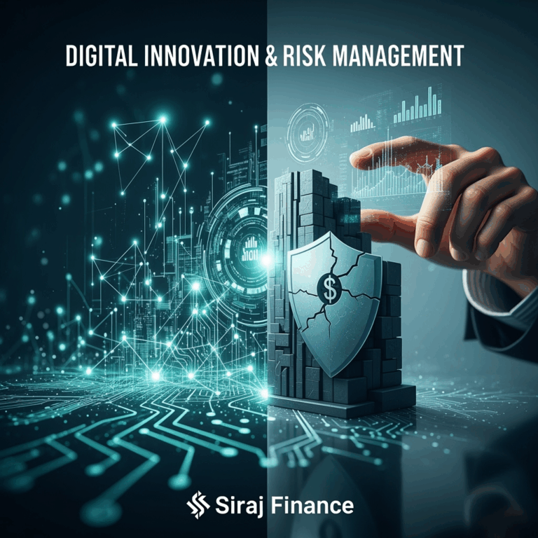 Illustration for: Siraj Finance: Leading Digital Innovation and Risk Management