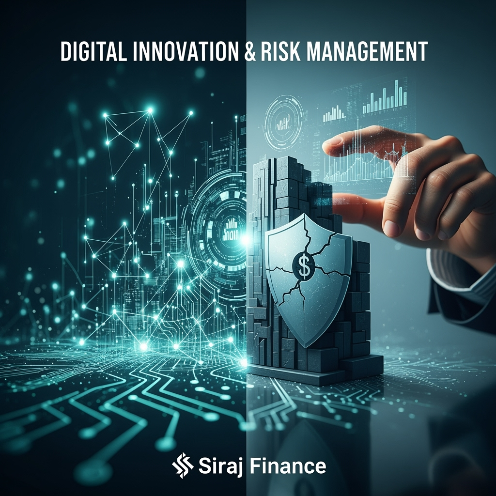 Illustration for: Siraj Finance: Leading Digital Innovation and Risk Management