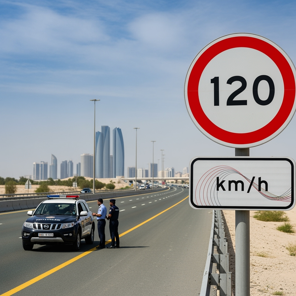 Illustration for: Abu Dhabi Police Deny Speed Limit Change Rumors