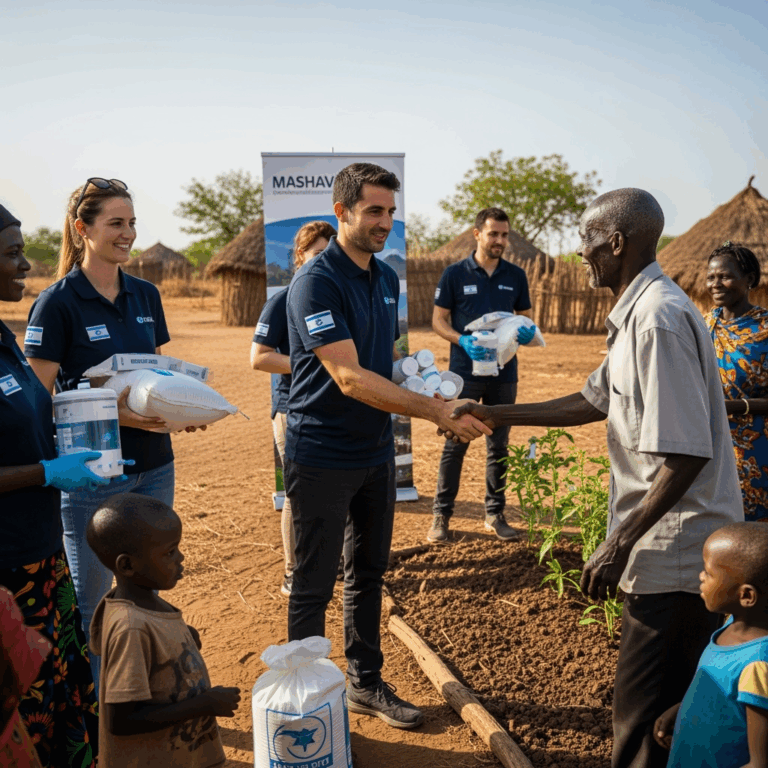 Illustration for: Israel Leads Aid Initiative with MASHAV in South Sudan