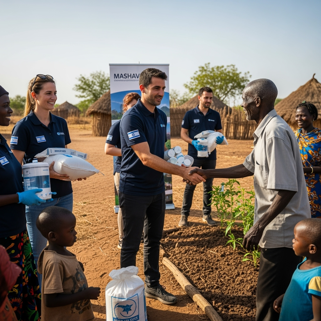 Illustration for: Israel Leads Aid Initiative with MASHAV in South Sudan