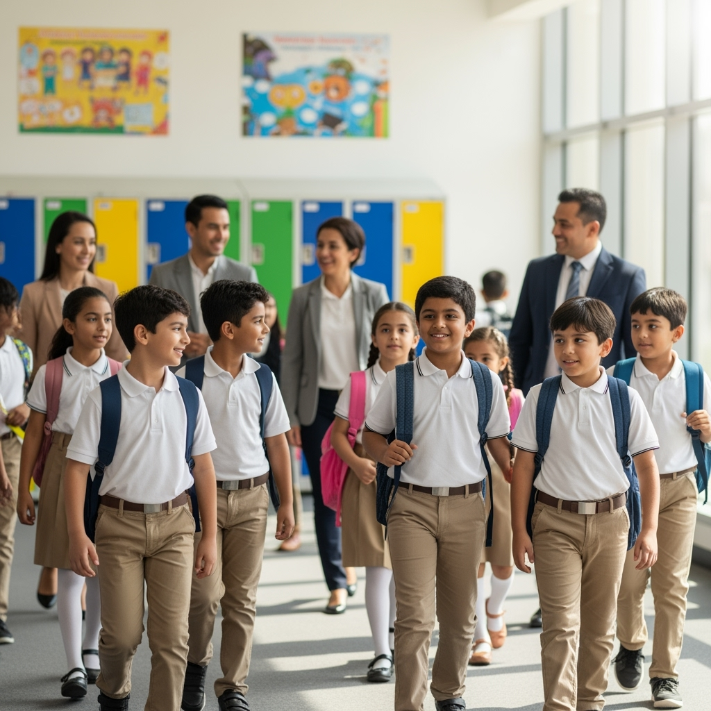 Illustration for: UAE Schools Resume with New Academic Year
