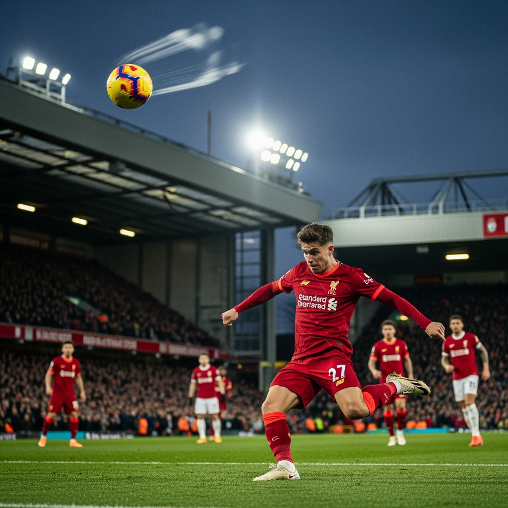 Illustration for: Liverpool Triumphs with Szoboszlai's Stunning Free-Kick
