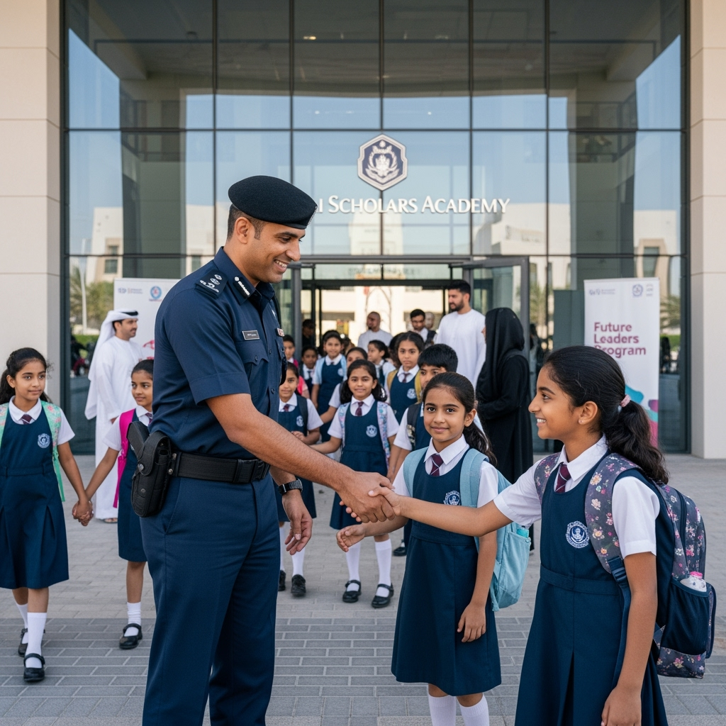 Illustration for: Dubai Schools Reopen with Police Visits and New Initiatives