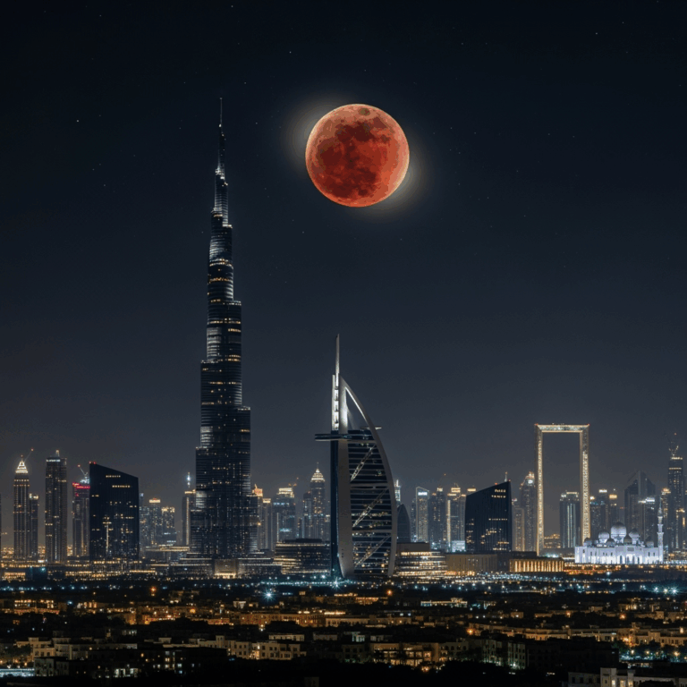 Illustration for: خسوف كلي للقمر في الإمارات سبتمبر المقبل