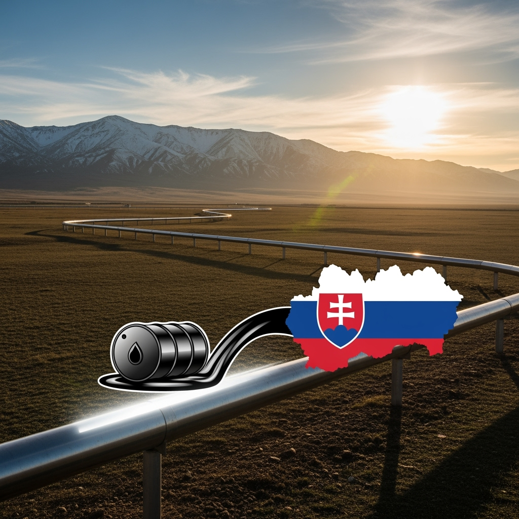 Illustration for: Kazakhstan Oil Supplies to Slovakia Continue Normally