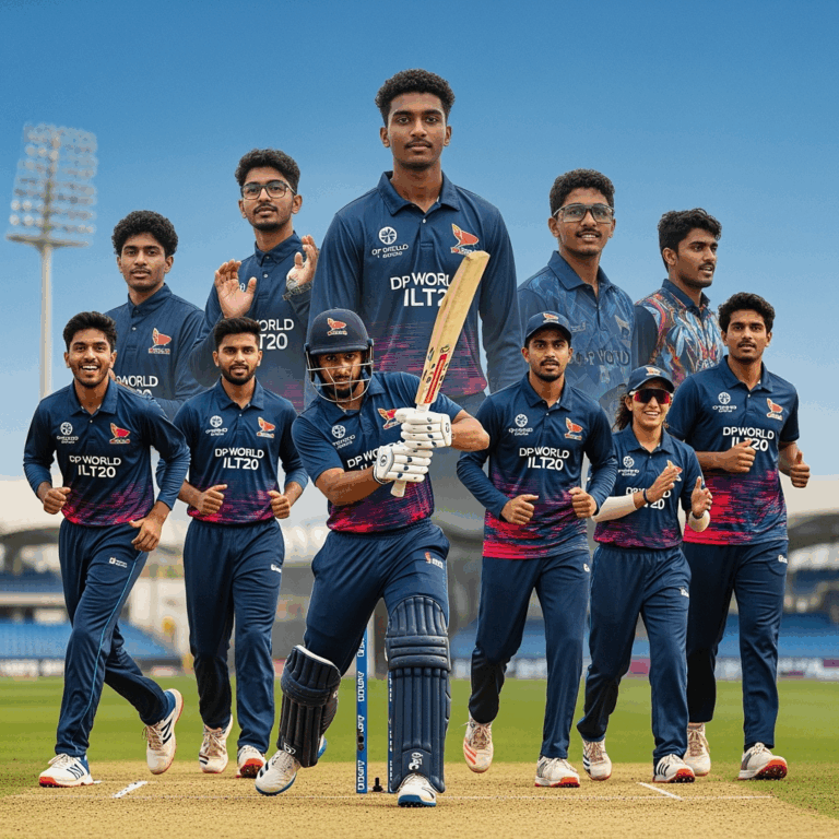 Illustration for: DP World ILT20 Development Tournament 2025 Squads