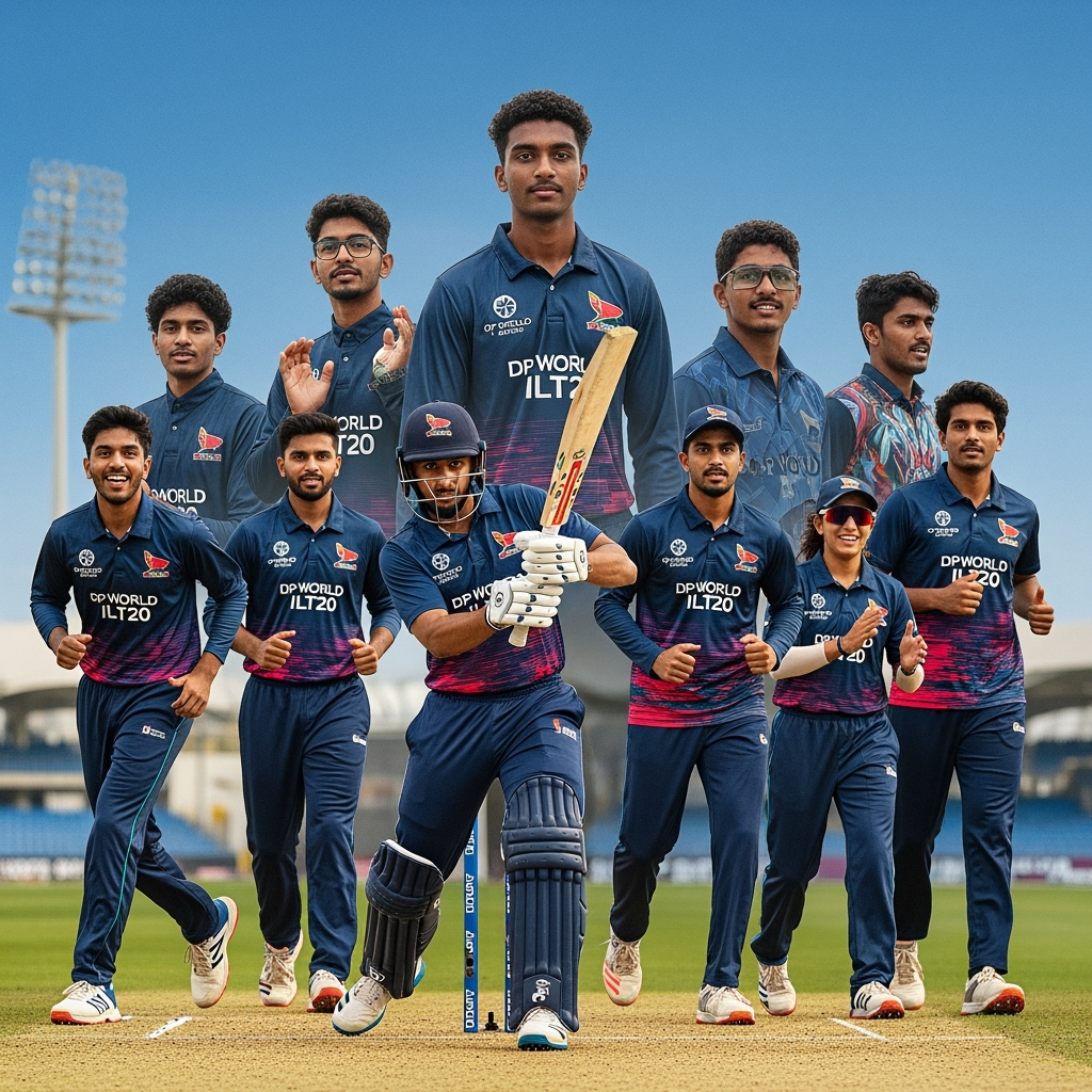 Illustration for: DP World ILT20 Development Tournament 2025 Squads