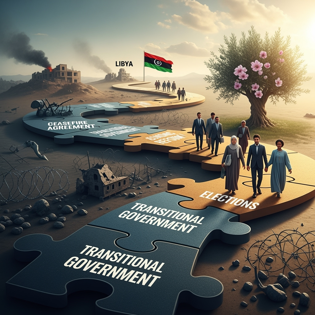 Illustration for: Libya's Roadmap to Political Stability